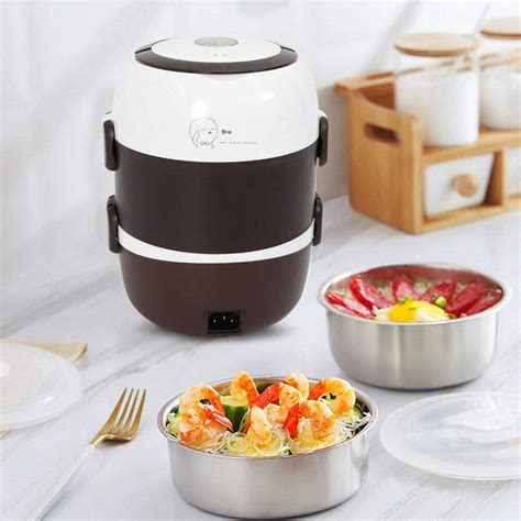 Portable Electric Heating Lunch Box Bento Heater  